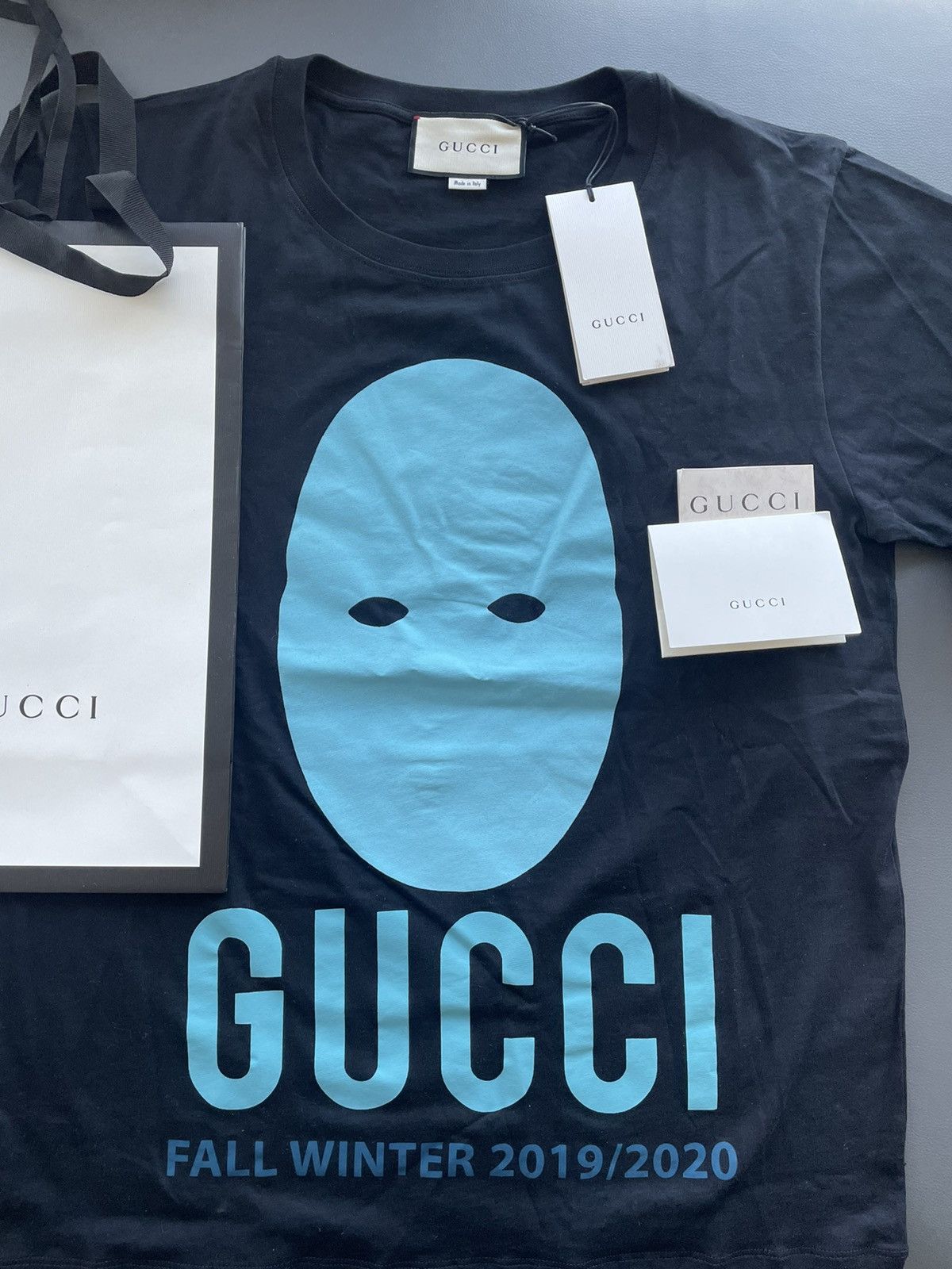 Gucci Super Runway Rare Brand New Loved BS Gucci Logo Tee T-shirt Size US S / EU 44-46 / 1 - 3 Thumbnail