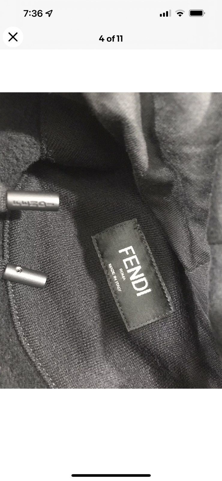 Fendi Fendi zucca silk/wool/cashmere hoodie. 54/XL. $1490 Size US L / EU 52-54 / 3 - 7 Thumbnail