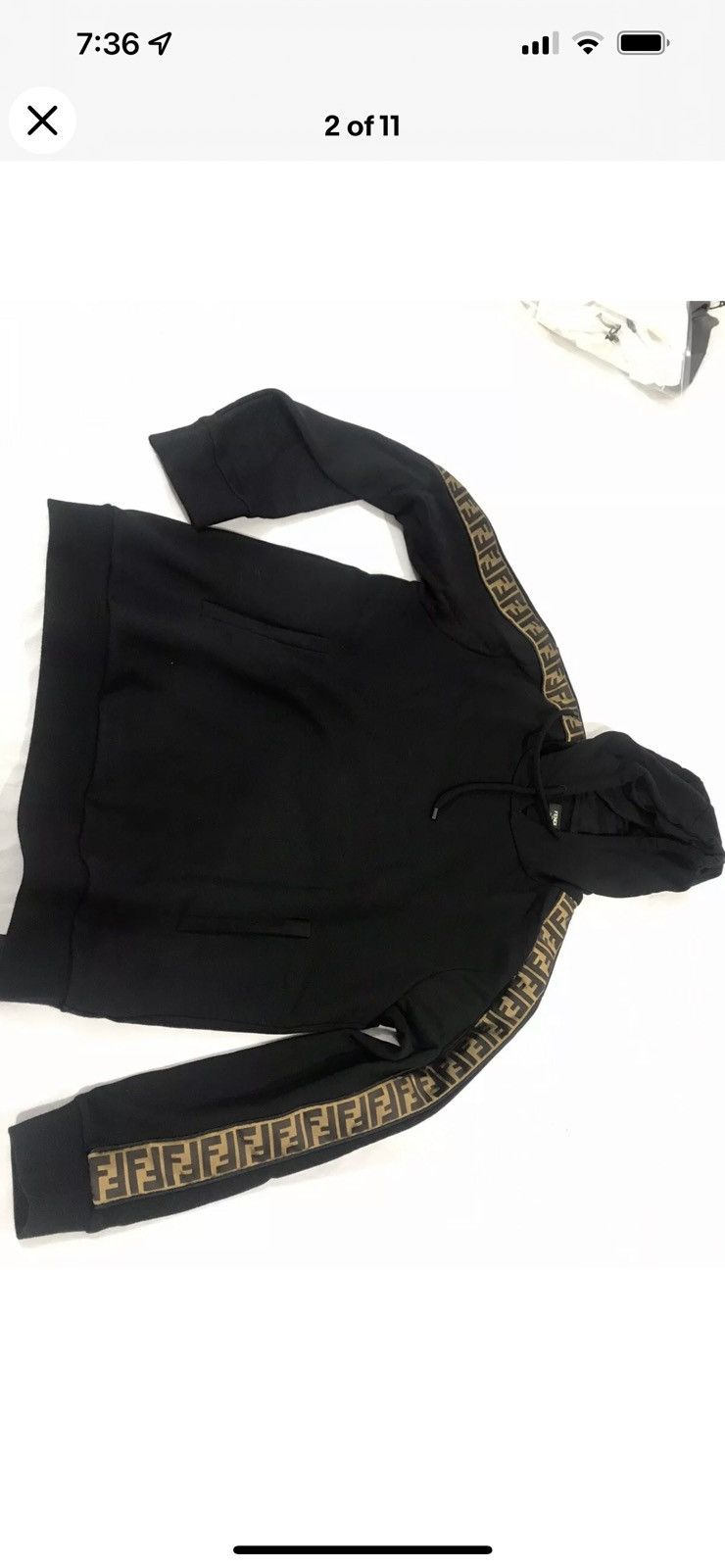 Fendi Fendi zucca silk/wool/cashmere hoodie. 54/XL. $1490 Size US L / EU 52-54 / 3 - 2 Thumbnail