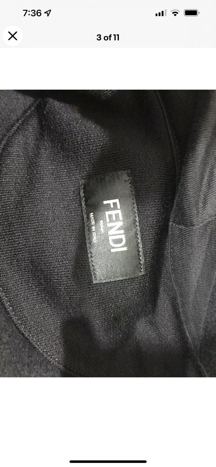 Fendi Fendi zucca silk/wool/cashmere hoodie. 54/XL. $1490 Size US L / EU 52-54 / 3 - 3 Thumbnail