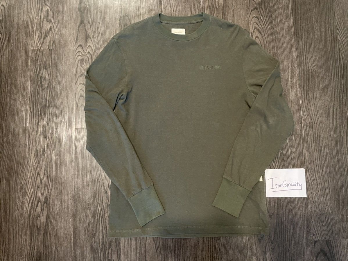 Aime Leon Dore Aimé Leon Dore ALD Logo Long Sleeve Shirt Olive Size S Size US S / EU 44-46 / 1 - 1 Thumbnail