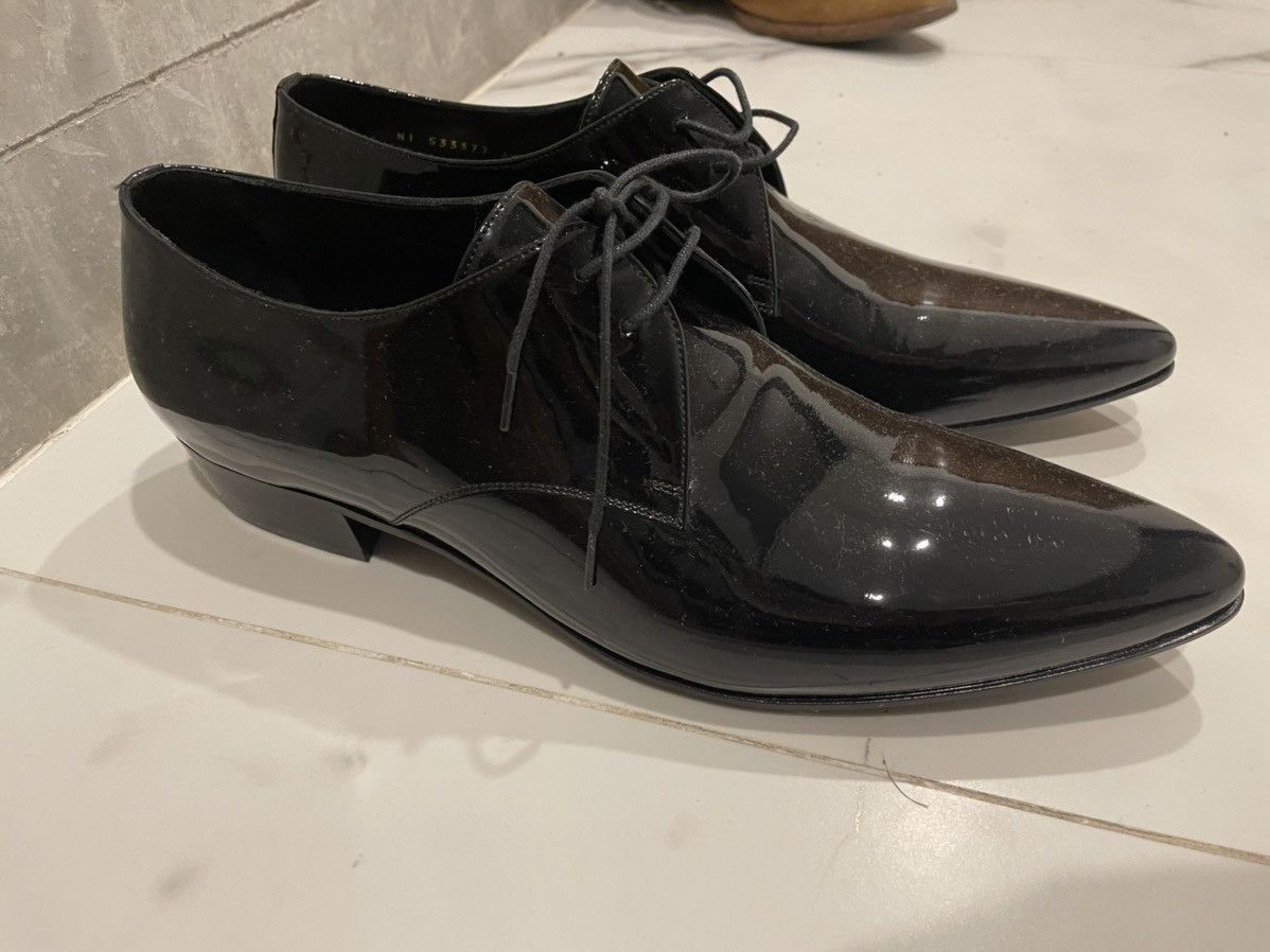 Saint Laurent Paris Hopper 30 — Patent Black Size US 12 / EU 45 - 2 Thumbnail