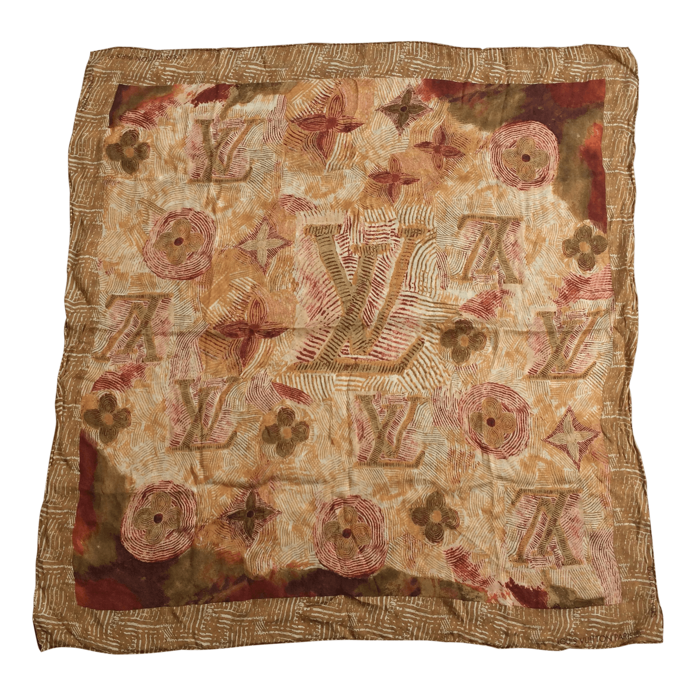 Louis Vuitton Louis Vuitton Sydney 2000 Monogram Silk Scarf Size ONE SIZE - 1 Thumbnail