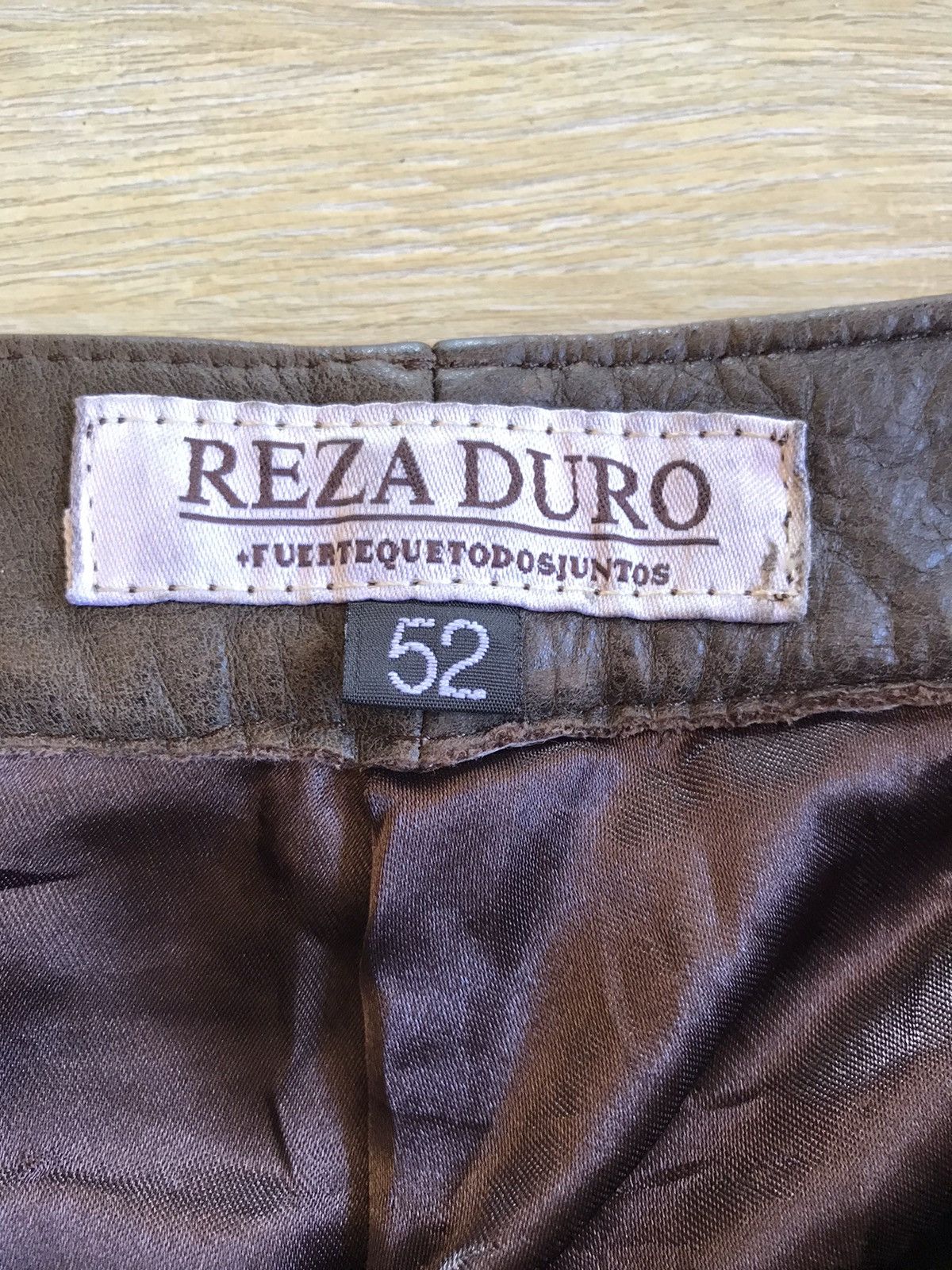 Genuine Leather RARE VINTAGE ZERA DURO LEATHER PANTS Size US 34 / EU 50 - 3 Thumbnail