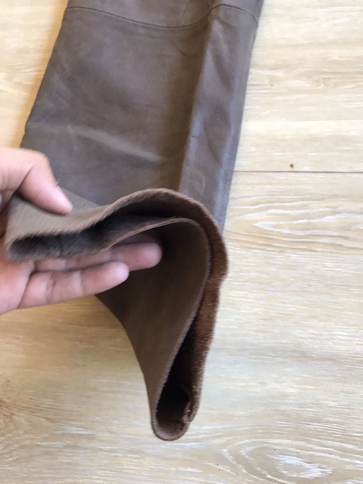 Genuine Leather RARE VINTAGE ZERA DURO LEATHER PANTS Size US 34 / EU 50 - 6 Thumbnail