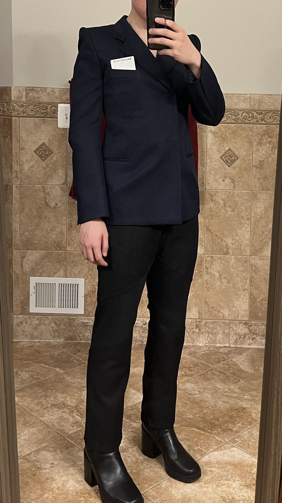 Balenciaga MASTERPIECE BALENCIAGA SS17 SHRUNKEN BLAZER | Grailed