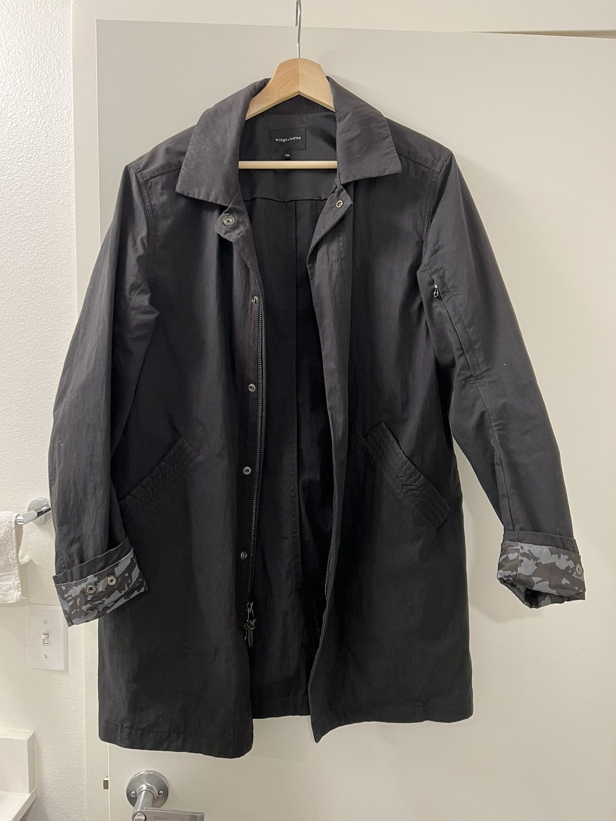 Wings + Horns Wings + Horns Mac coat Grailed