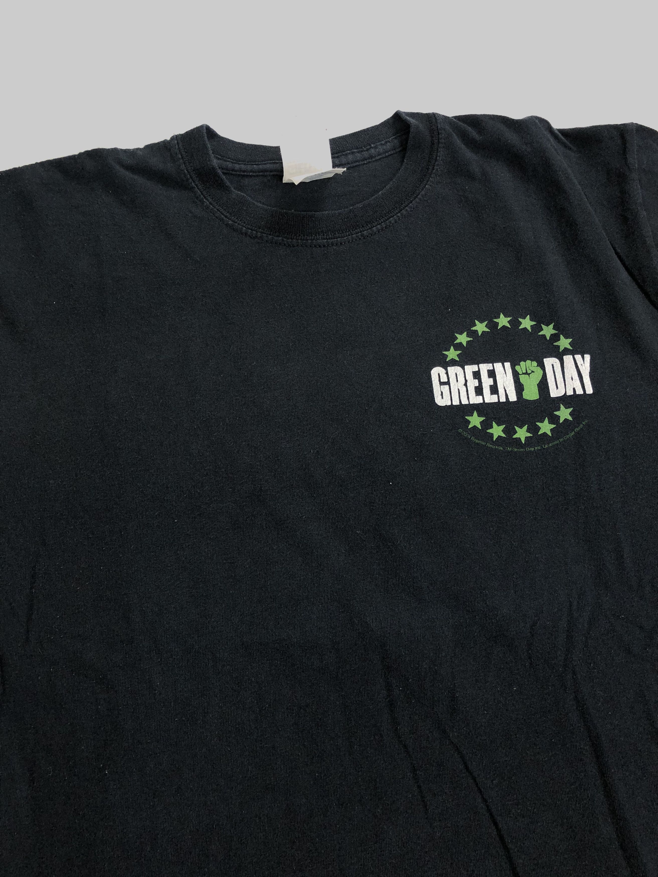 Band Tees Vintage 2004 Green Day (Fall Out Boy Linkin Park Sum 41) Size US L / EU 52-54 / 3 - 8 Thumbnail
