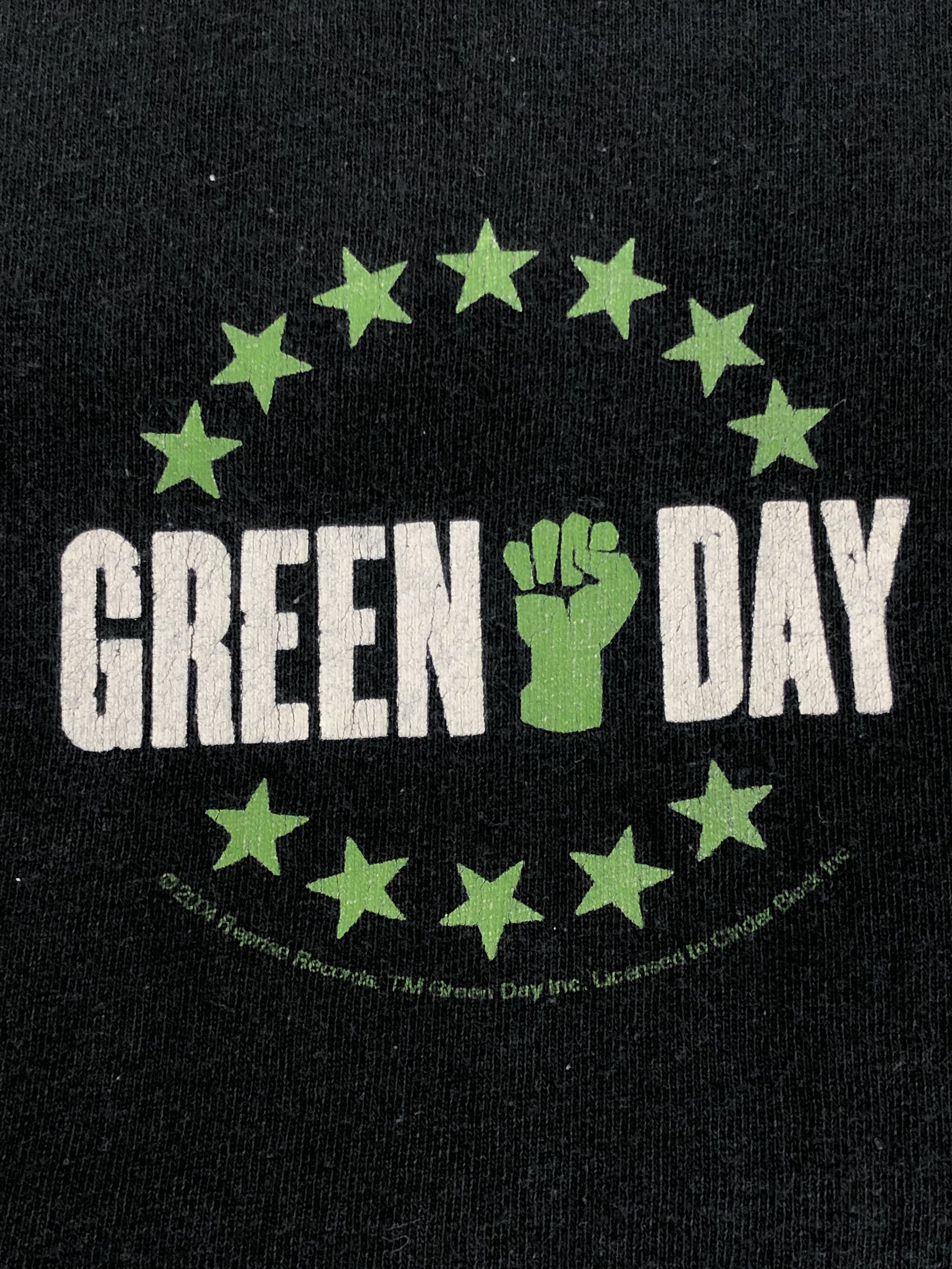 Band Tees Vintage 2004 Green Day (Fall Out Boy Linkin Park Sum 41) Size US L / EU 52-54 / 3 - 6 Thumbnail