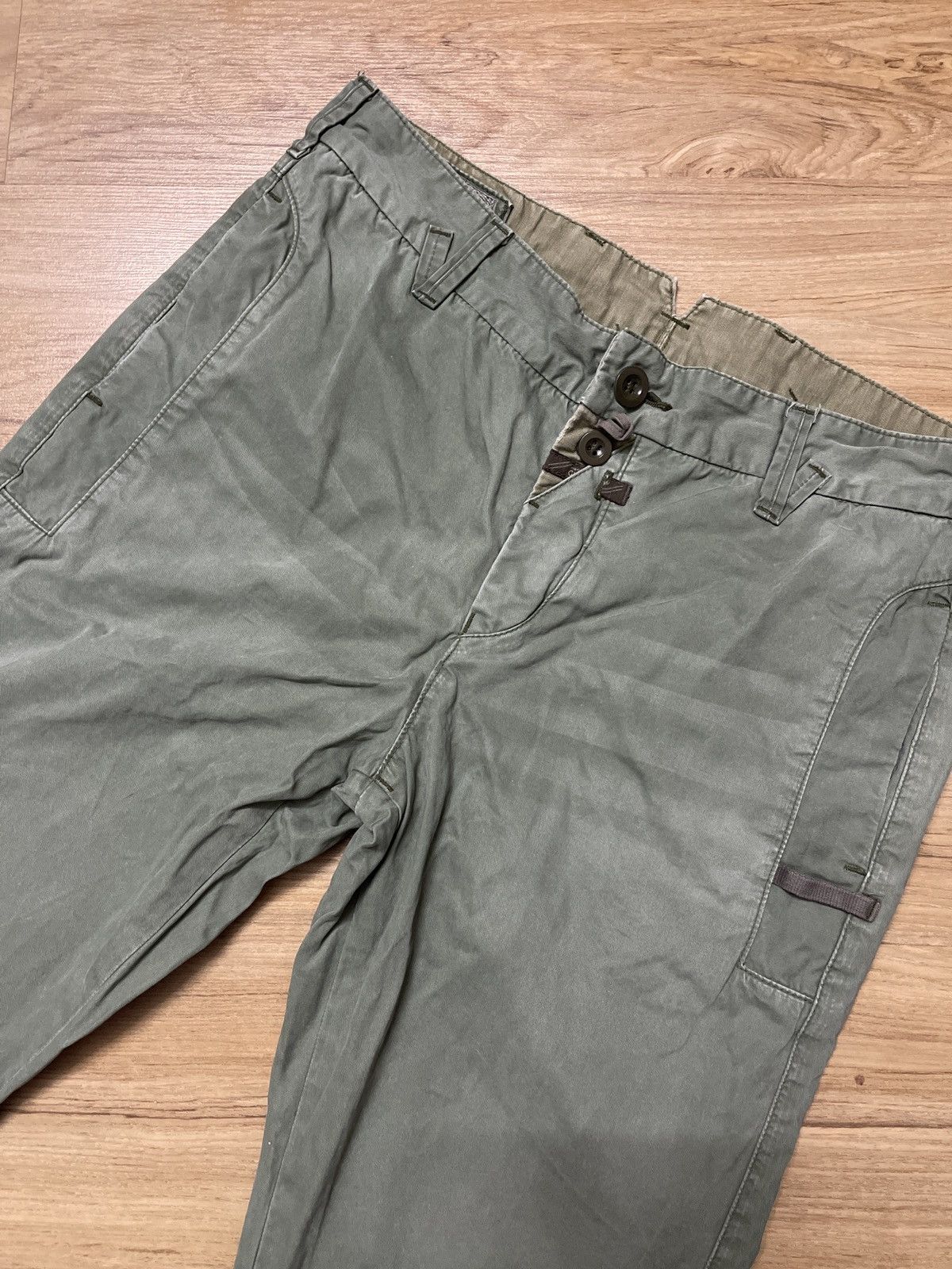 Marithe + Francois Girbaud Marithe Francois Girbaud army green styel casual pants Size US 33 - 2 Thumbnail
