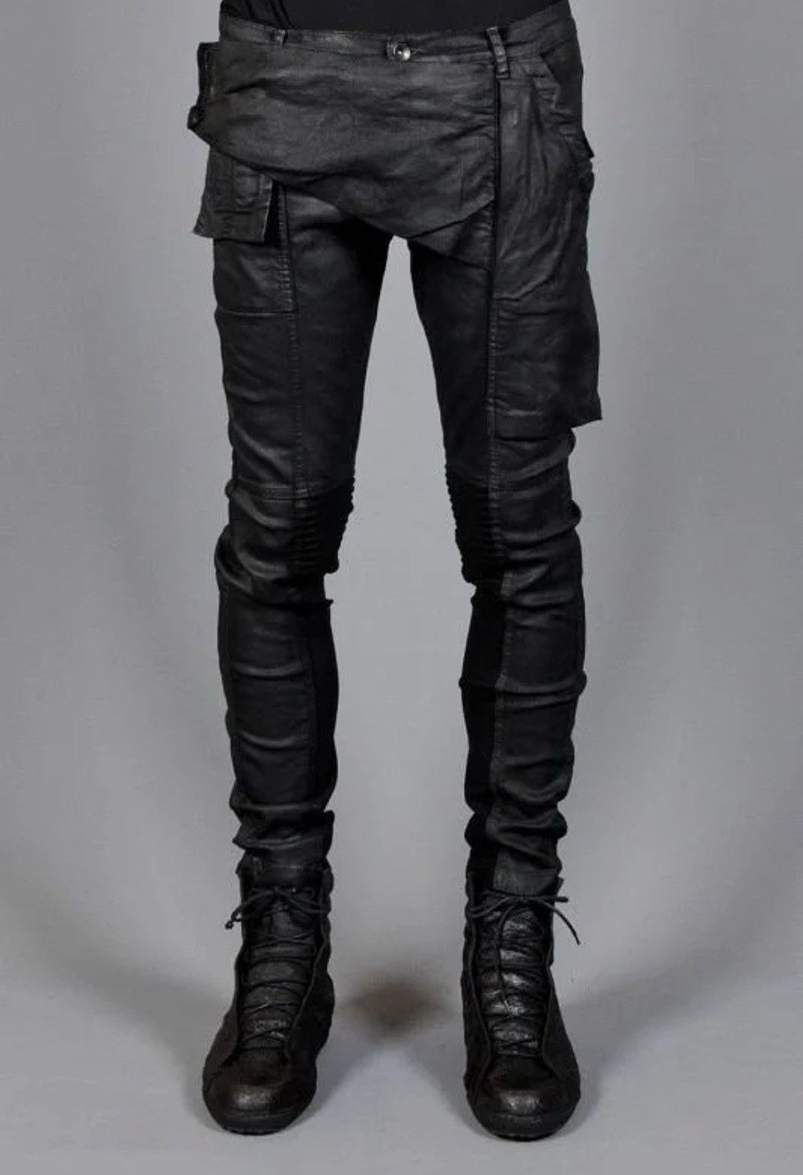 パンツ Rick owens wax memphis pants RICK OWENS ARCHIVE FW13 OG MEMPHIS BLACK WAX DENIM – Young