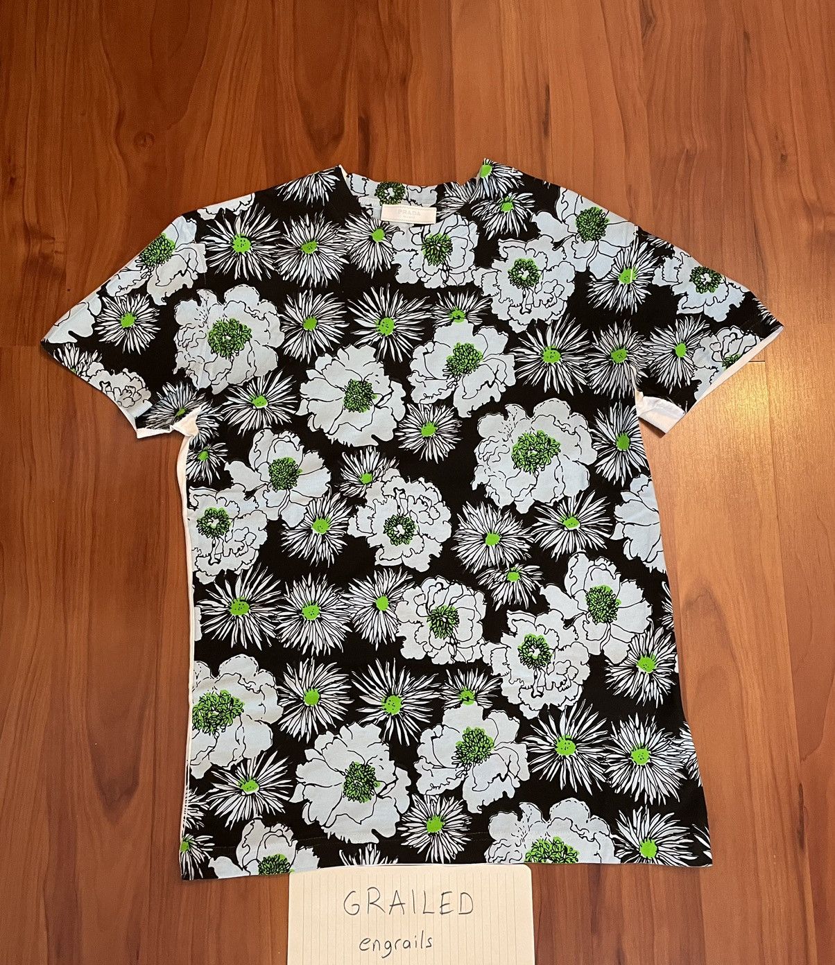 100％本物 Floral Prada Prada × Designer T-Shirt Grailed | 2012 トップス