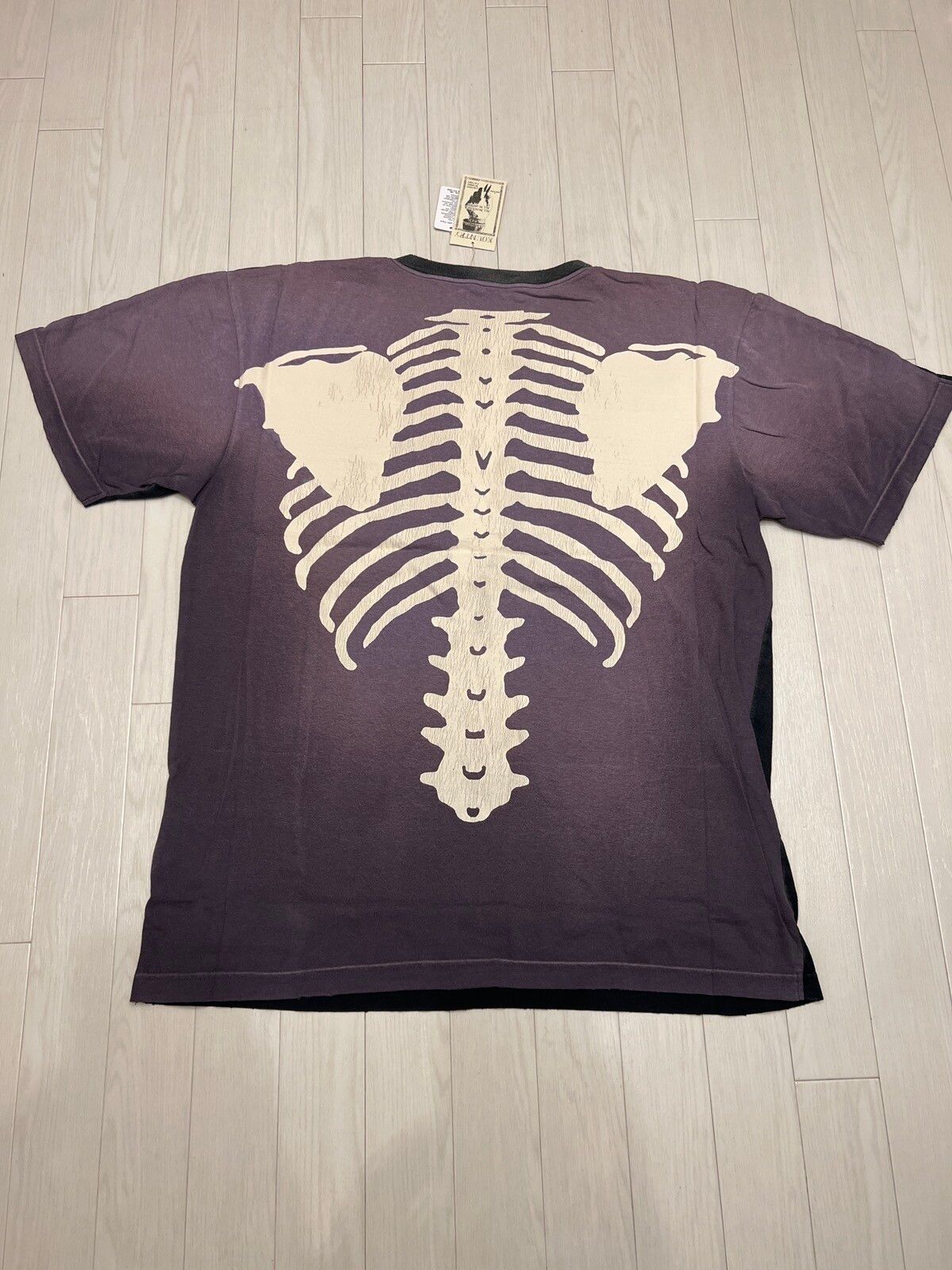 Kapital Kapital Kountry Bone Skeleton Purple T Shirts | Grailed