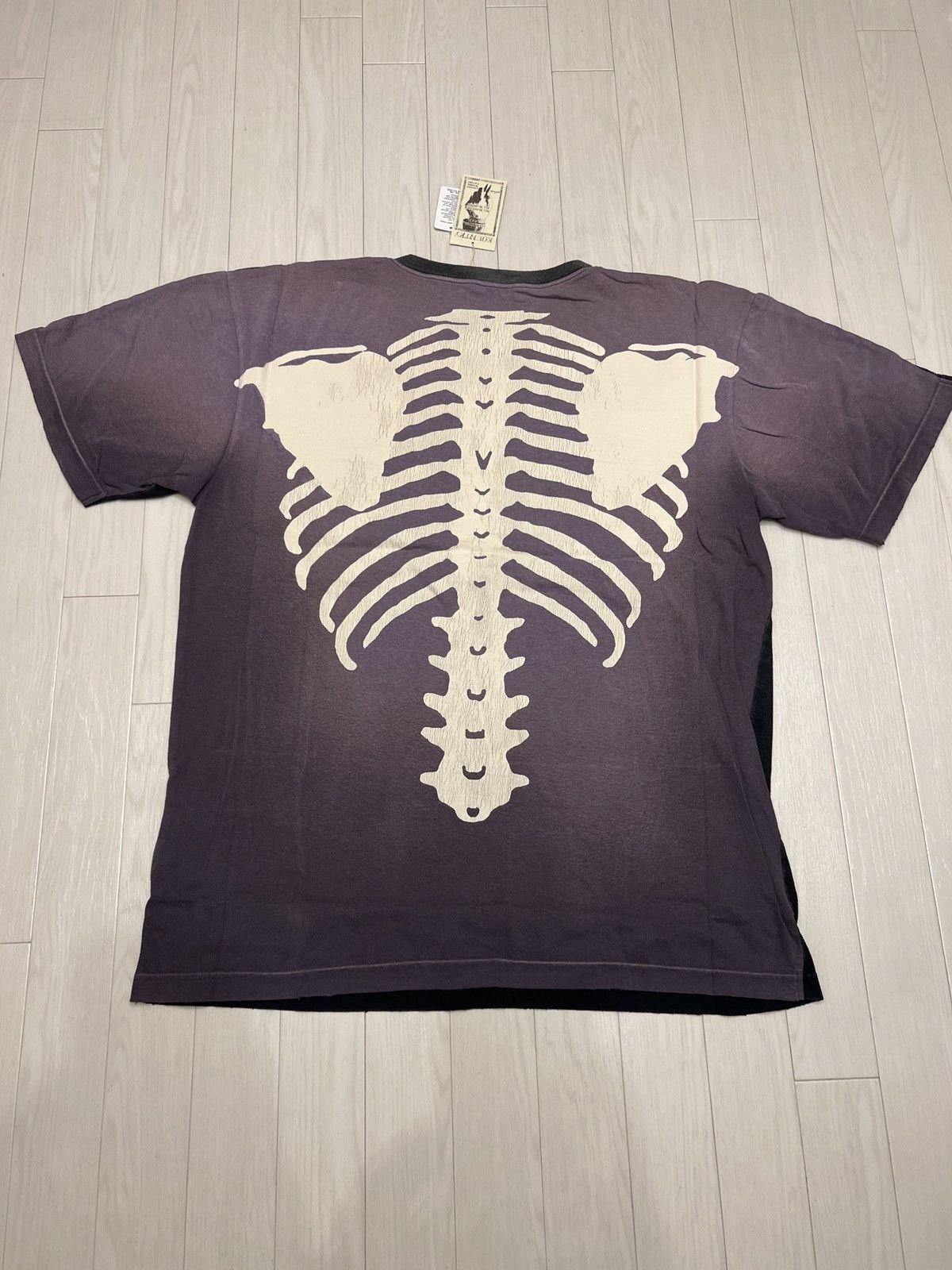 Kapital Kapital Kountry Bone Skeleton Purple T Shirts | Grailed