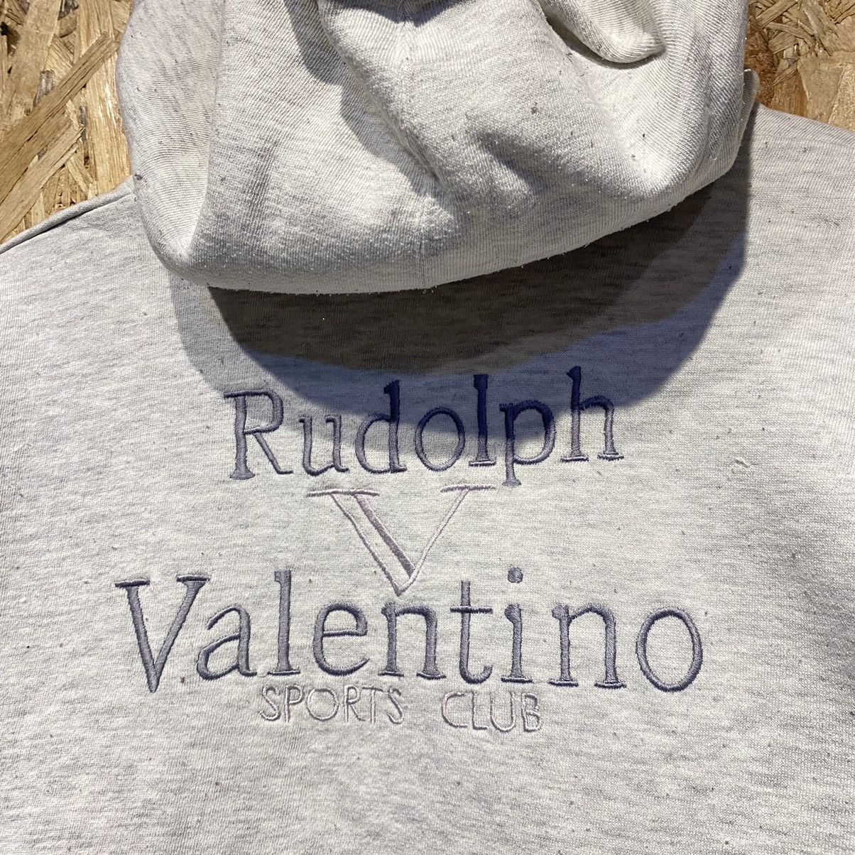 Valentino × Vintage VINTAGE‼️Rudolph Valentino Sports Club Embroided Hoodie Size US L / EU 52-54 / 3 - 3 Thumbnail