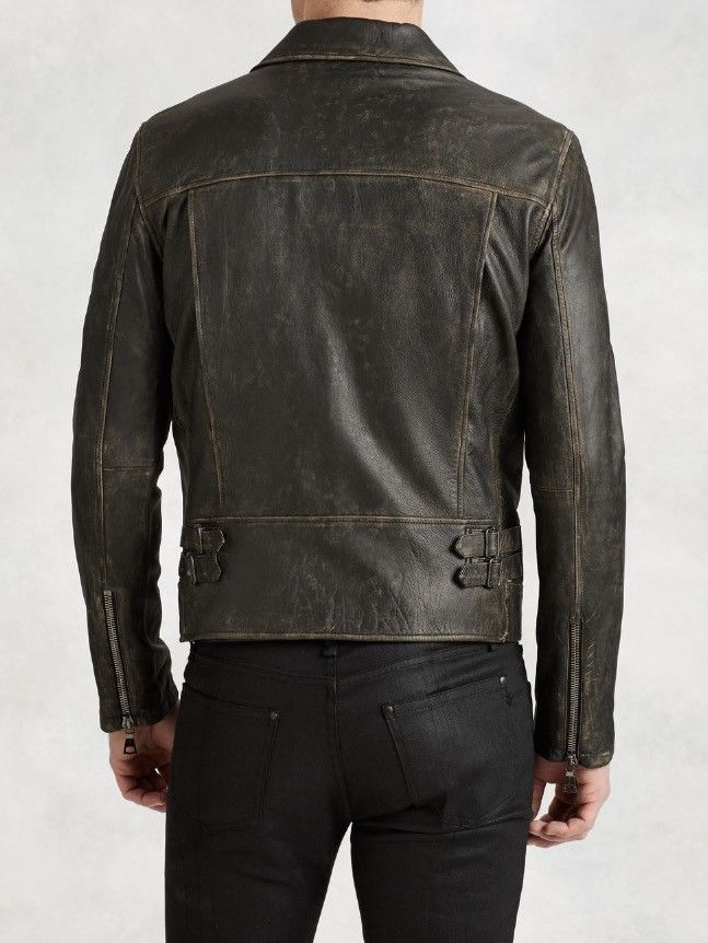 John Varvatos Asymmetric biker jacket. 48 Size US M / EU 48-50 / 2 - 4 Thumbnail