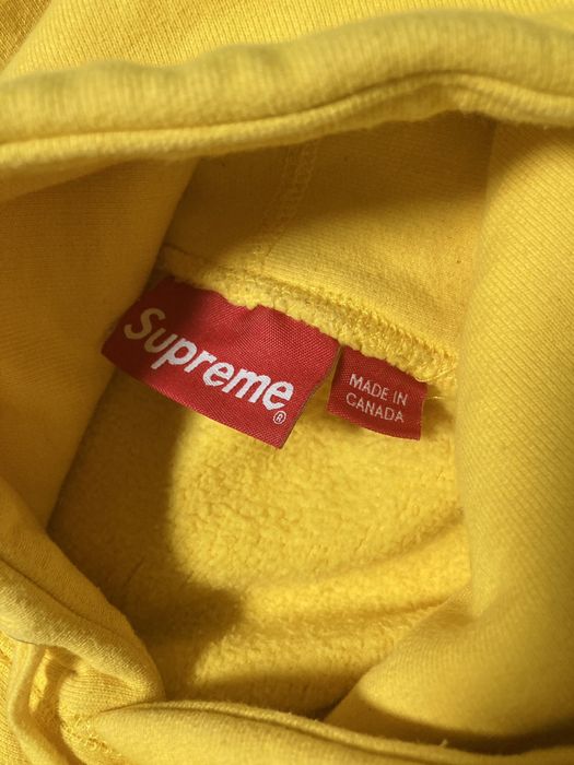 Supreme bandana box discount logo hoodie yellow