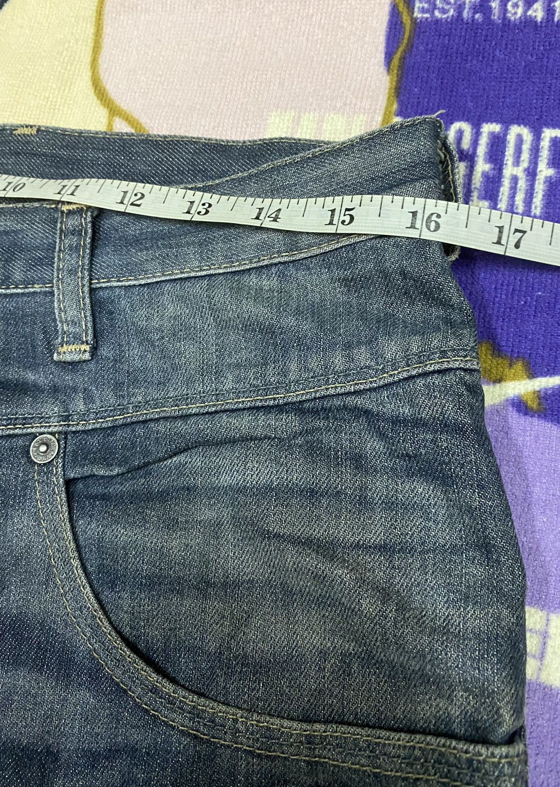 Indigo × Neil Barrett NEIL BARRETT Indigo Jeans x Made in Italy x Rare Size US 32 / EU 48 - 16 Thumbnail