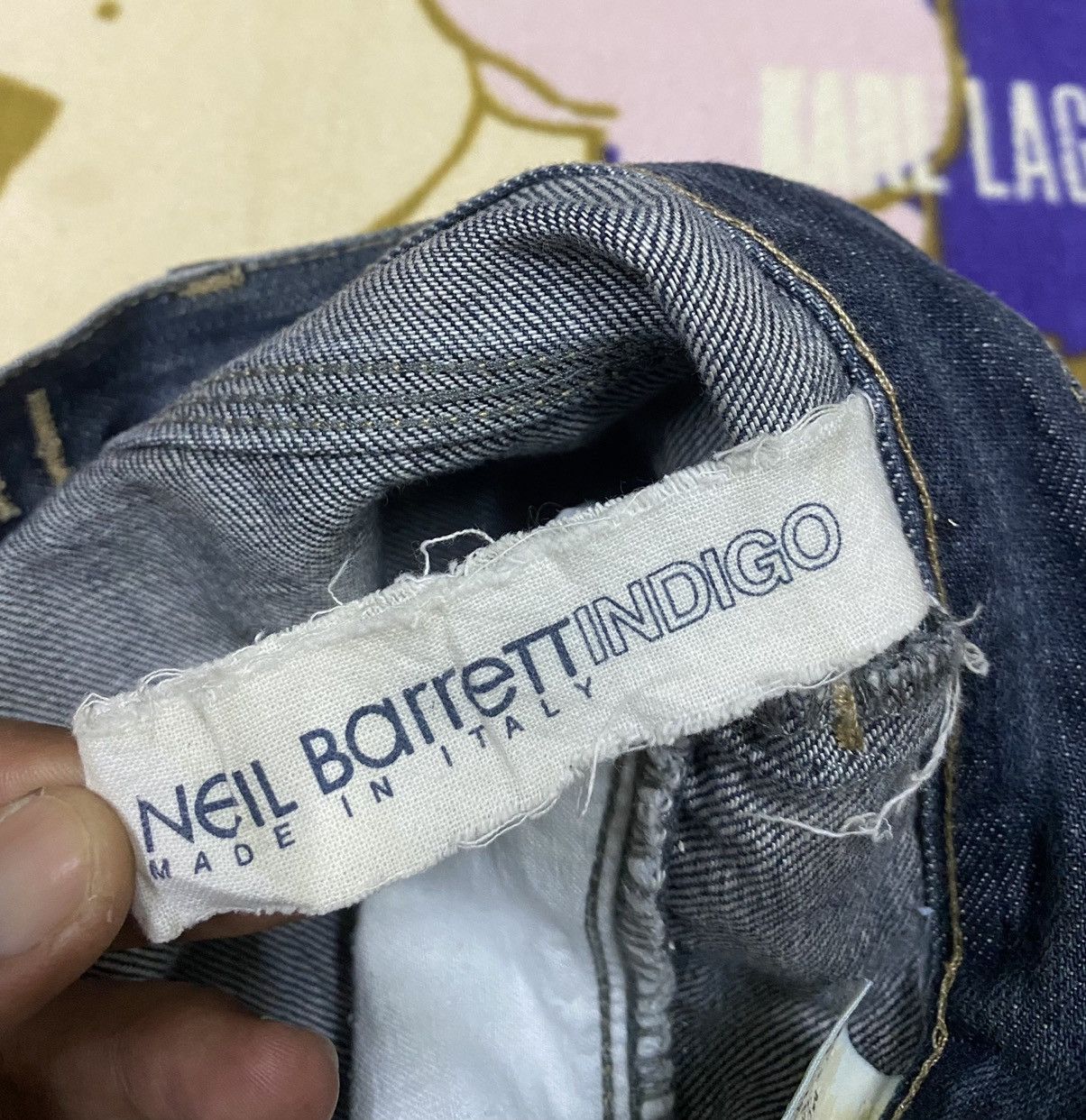 Indigo × Neil Barrett NEIL BARRETT Indigo Jeans x Made in Italy x Rare Size US 32 / EU 48 - 12 Thumbnail