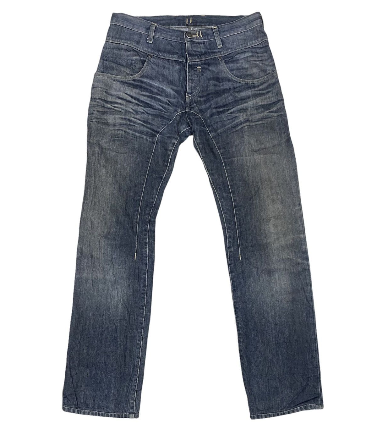 Indigo × Neil Barrett NEIL BARRETT Indigo Jeans x Made in Italy x Rare Size US 32 / EU 48 - 1 Thumbnail