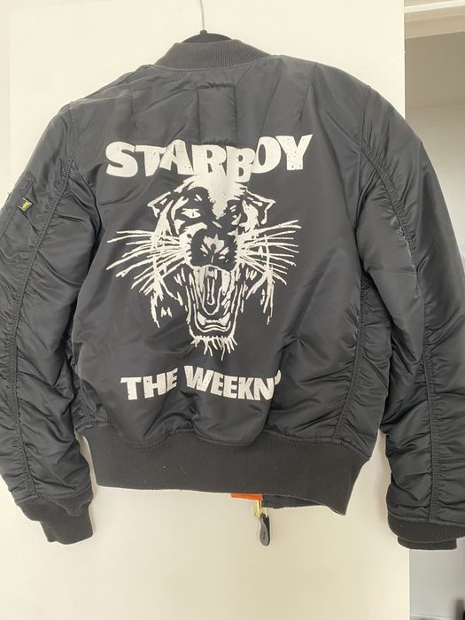 Alpha Industries Alpha Industries x The Weeknd Starboy Bomber Jacket Grailed