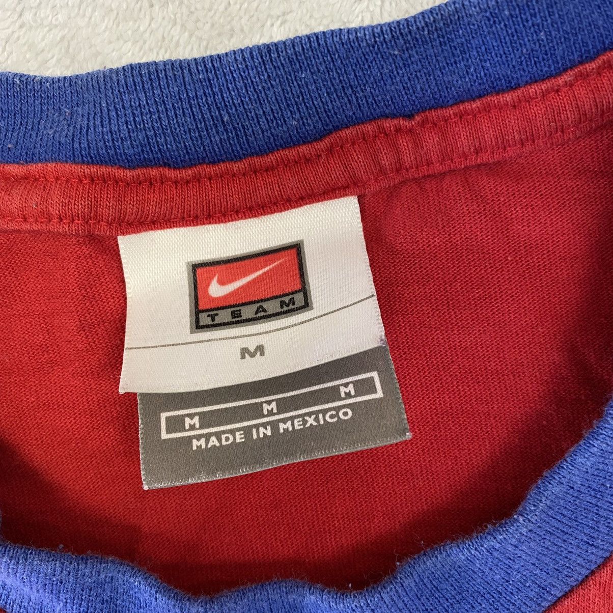 Nike 2004 Chicago Cubs Nike T-Shirt Blue Red Ribbed Cuffs Size M Size US M / EU 48-50 / 2 - 4 Thumbnail
