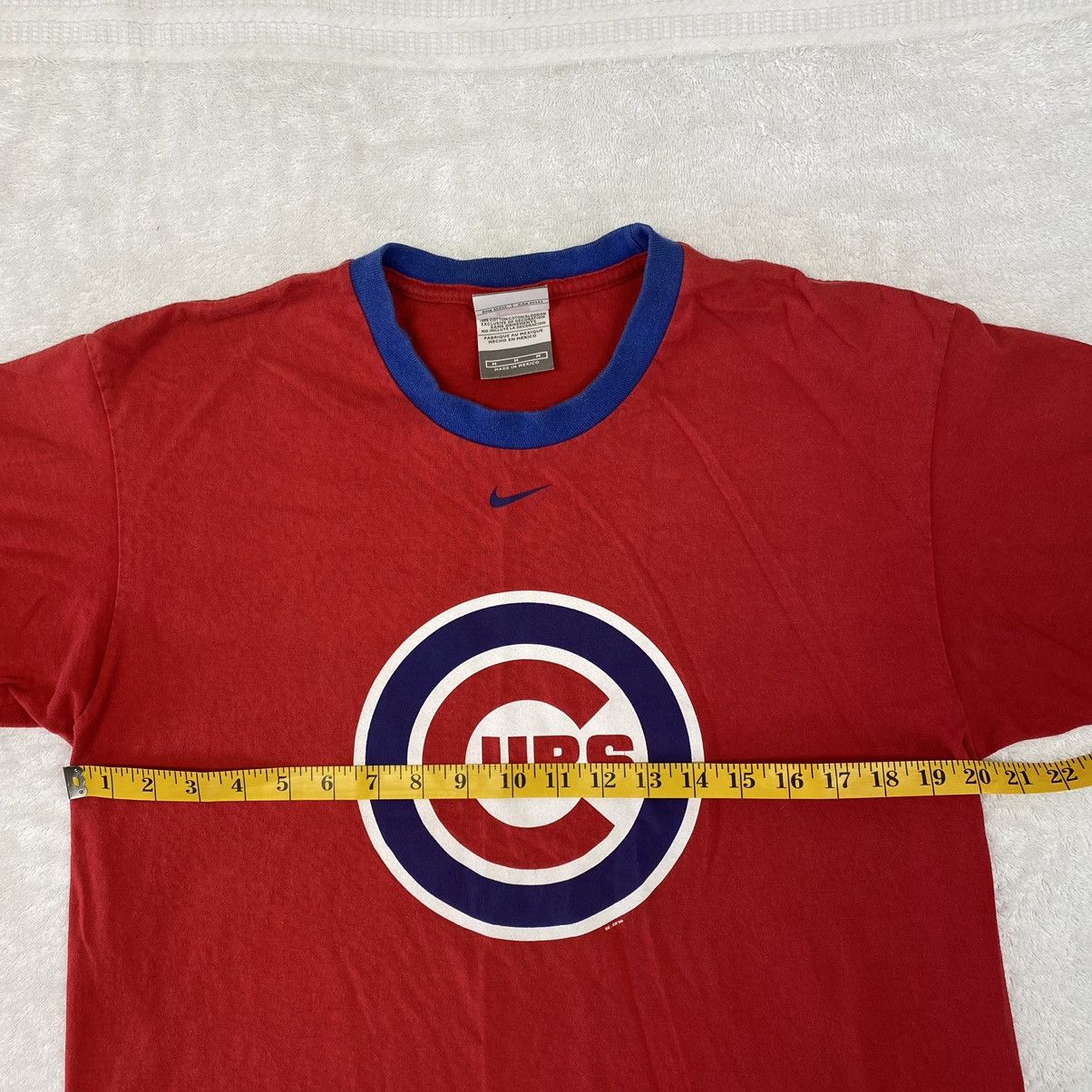 Nike 2004 Chicago Cubs Nike T-Shirt Blue Red Ribbed Cuffs Size M Size US M / EU 48-50 / 2 - 6 Thumbnail