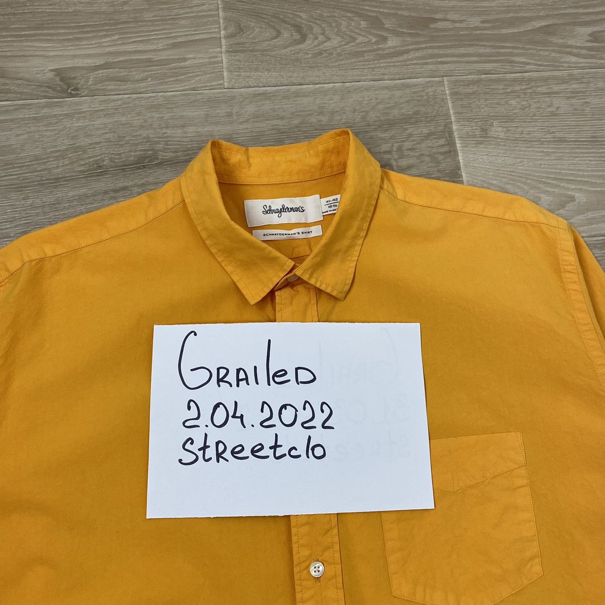 Schnaydermans Schnaydermans yellow shirt Size US L / EU 52-54 / 3 - 3 Thumbnail