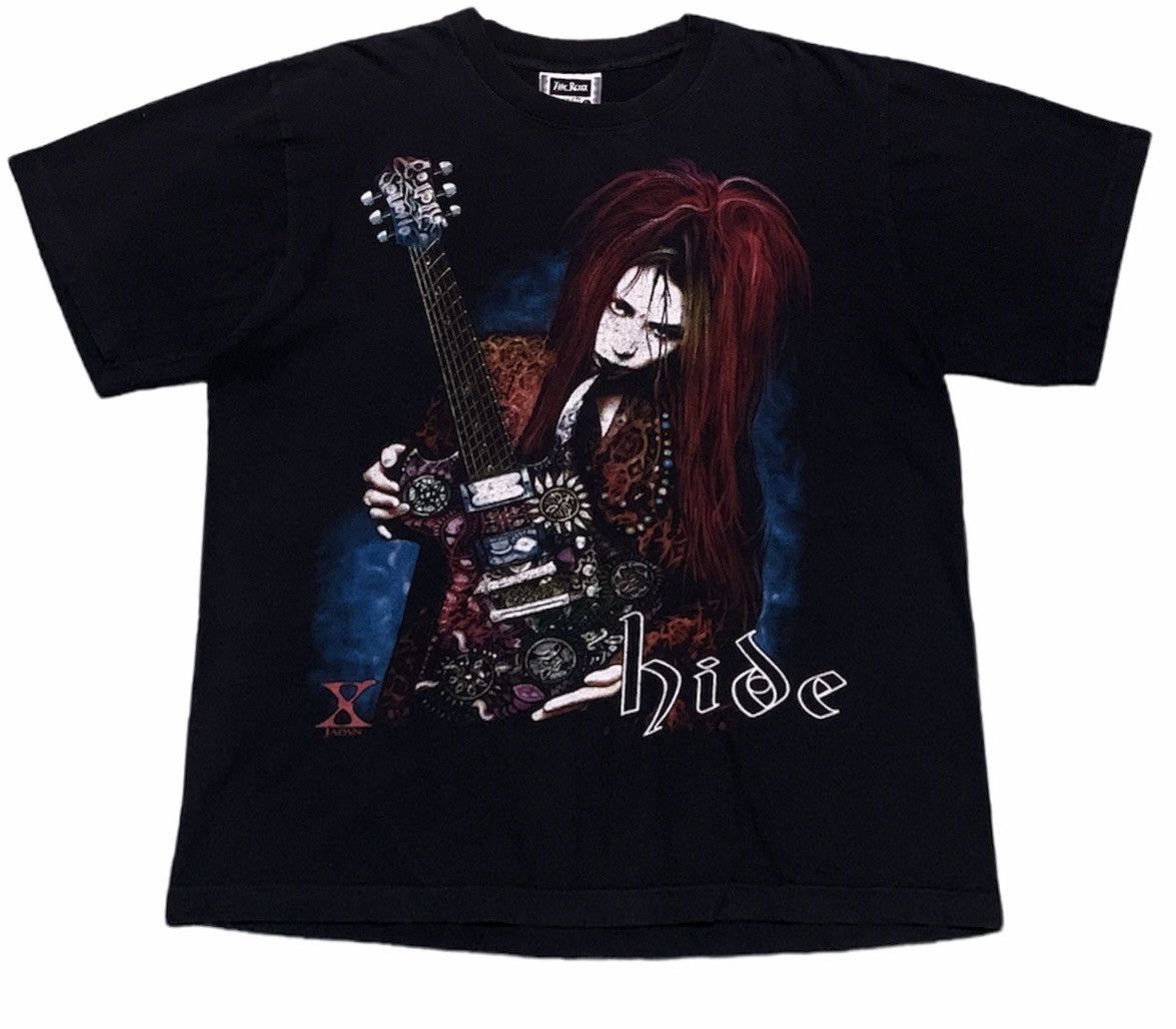 Rare Design Vintage Band X-Japan Hide T-shirt 1990s