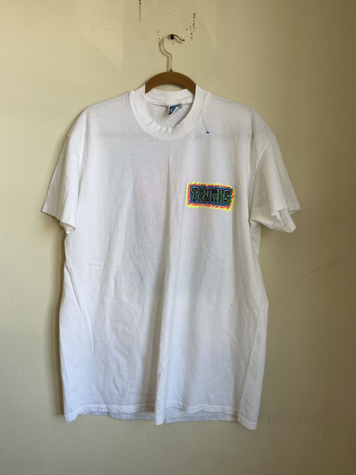 Keith Haring × Shorty's Skateboards × Vintage Vintage 90s Trunks Tee Size US XL / EU 56 / 4 - 2 Thumbnail