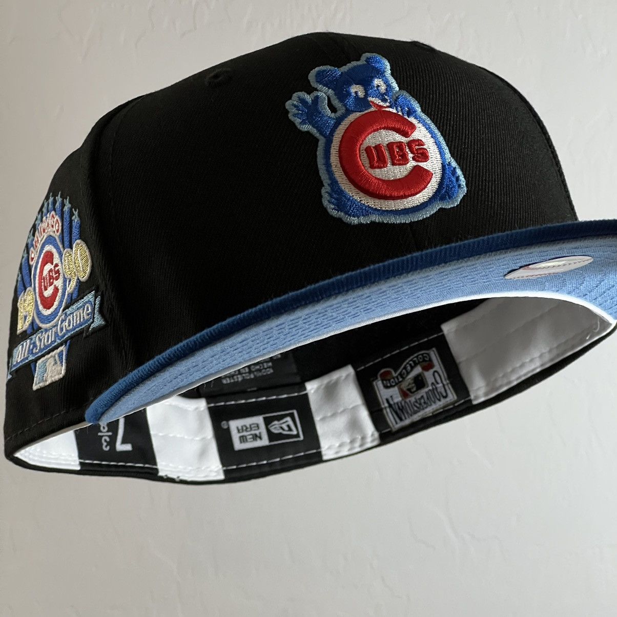 New Era 59Fifty Chicago on sale Cubs Fitted Hat Size 7 5/8 MyFitteds 1990 ASG Patch