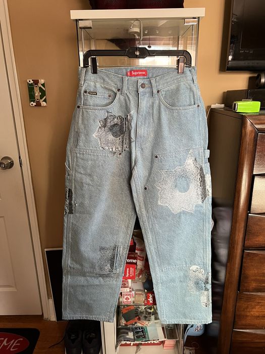 Supreme Supreme Nate Lowman Double Knee Pants | Grailed