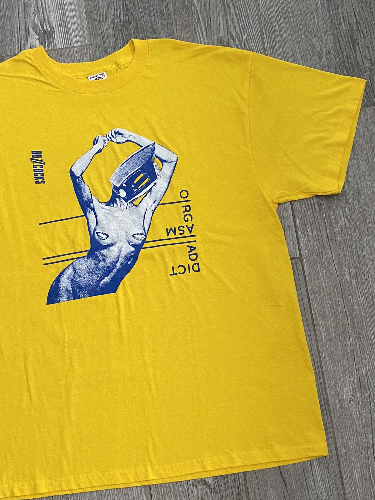 Band Tees × Rare × Vintage 1990s Buzzcocks Orgasm Addict Vintage 