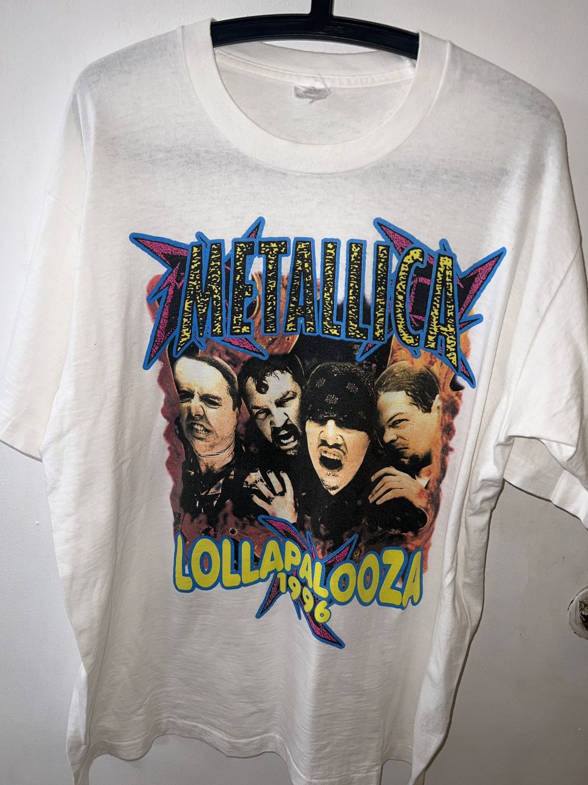 Vintage vintage Metallica t shirt Lollapalooza 96' | Grailed