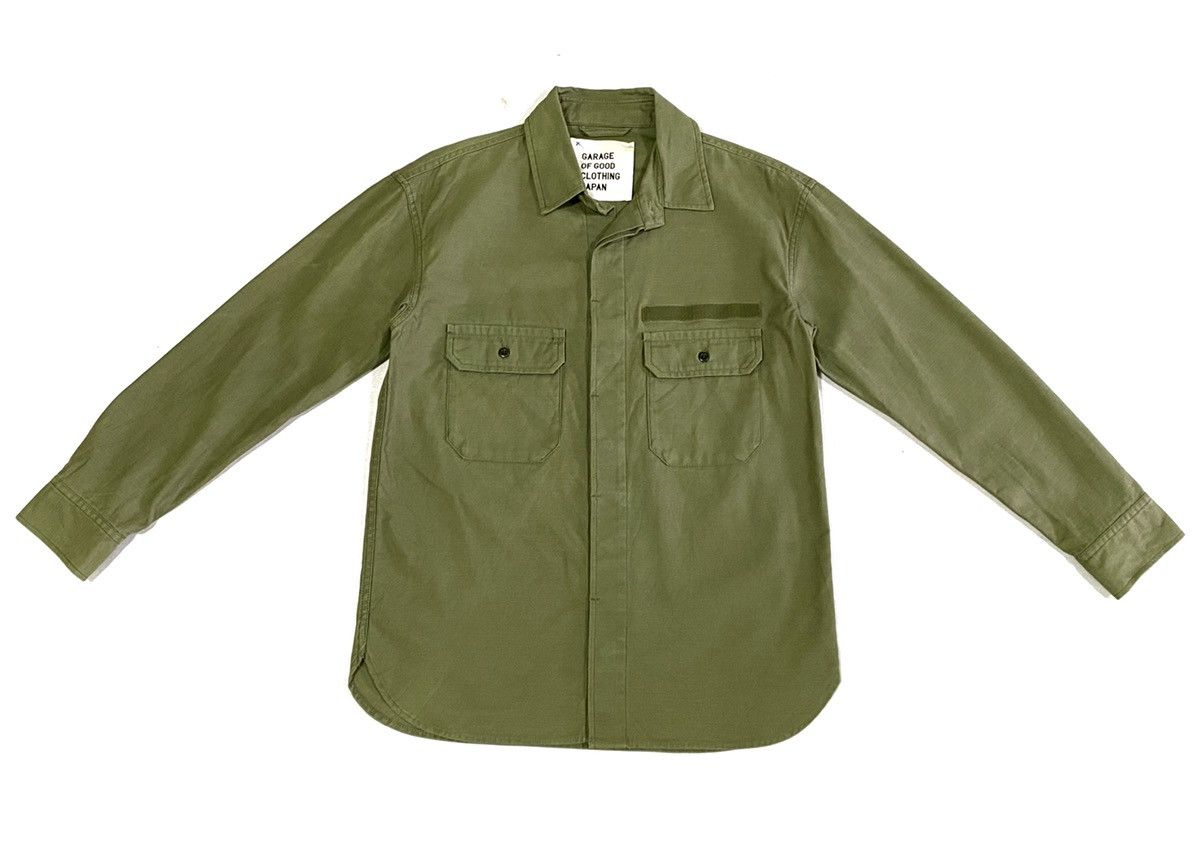 Garage Of Good Clothing Japan Button Up Army style