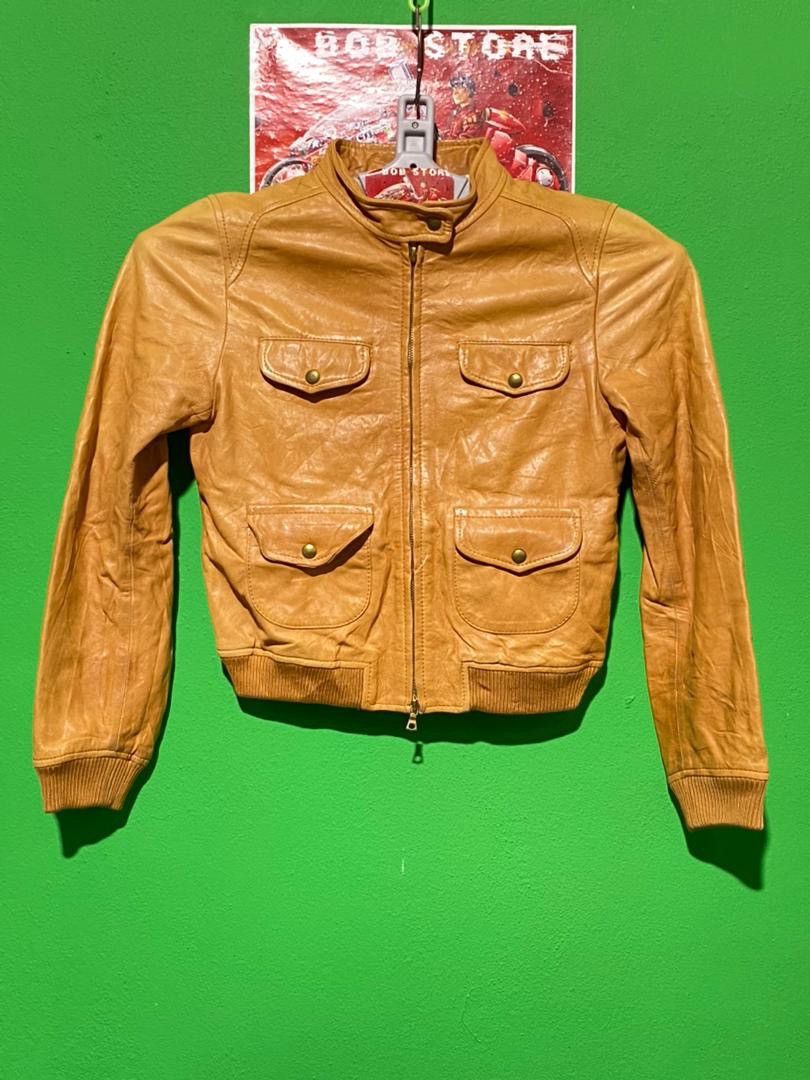 Vintage Iena Italy Leather Jacket