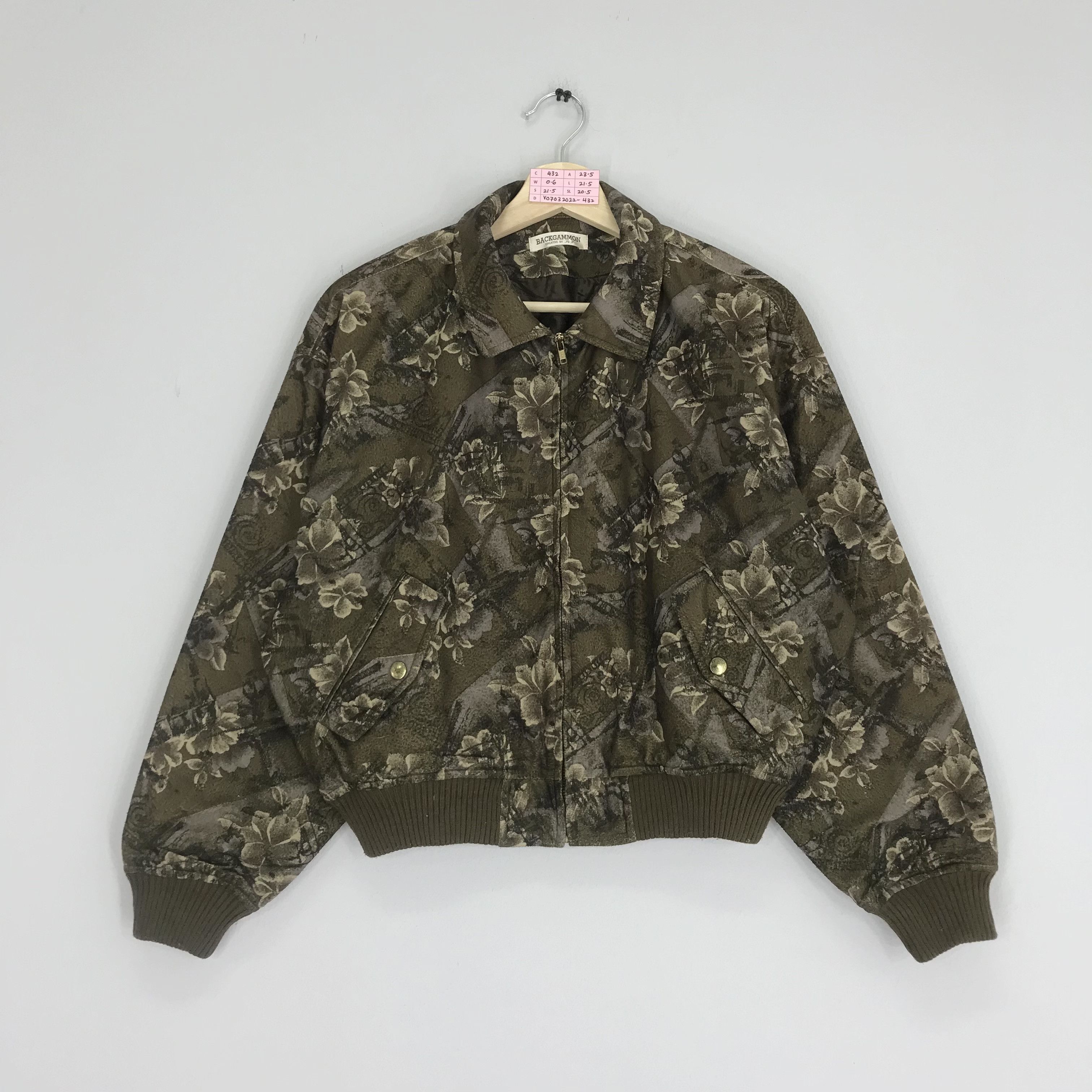 Ambush Design Vintage Backgammon Flowery Bomber Jacket Overprinted Flower Size US M / EU 48-50 / 2 - 1 Thumbnail