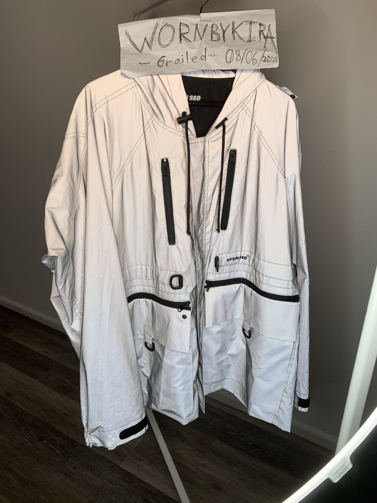 Hyein Seo HYEIN SEO REFLECTIVE ANORAK | Grailed