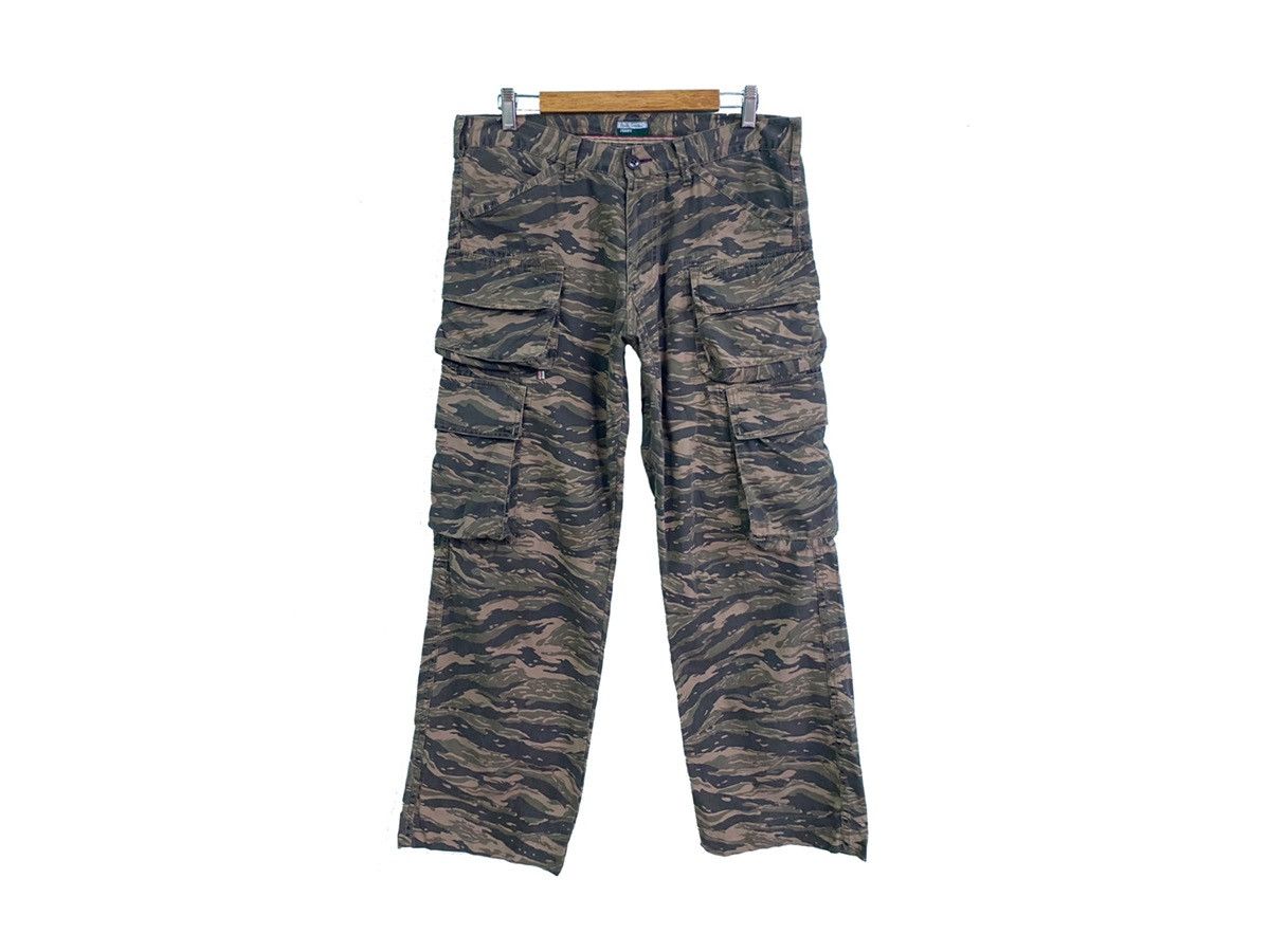 PAUL SMITH TIGER STRIPE MULTIPOCKET CARGO PANT