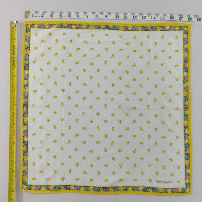 Yves Saint Laurent YSL Handkerchief/ Neckerchief/ Bandana - 3F213108 Size ONE SIZE - 3 Thumbnail