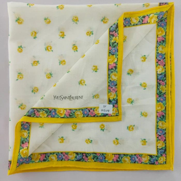 Yves Saint Laurent YSL Handkerchief/ Neckerchief/ Bandana - 3F213108 Size ONE SIZE - 1 Thumbnail