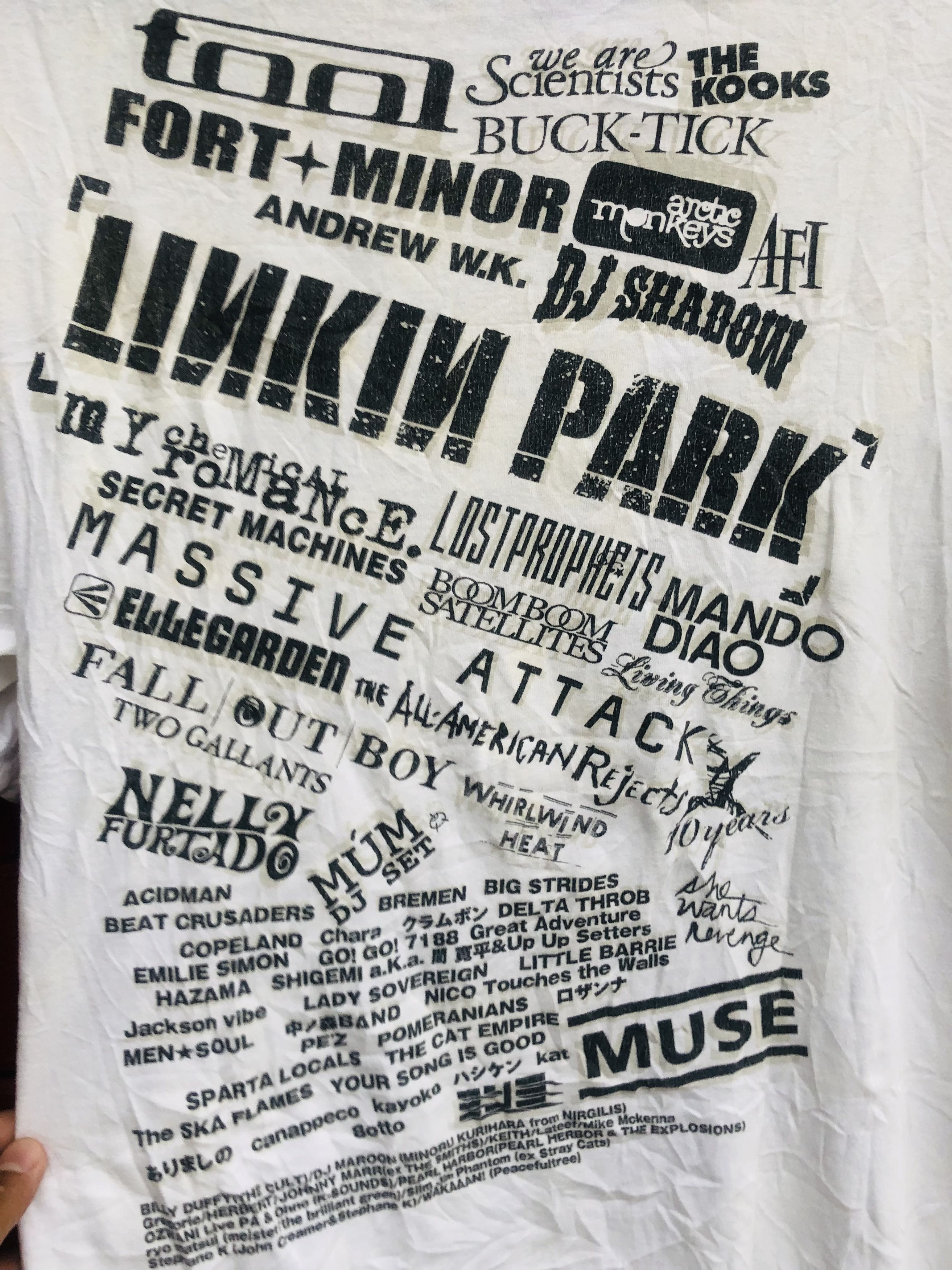 Band Tees Vintage Summer Sonic Band Shirt Streetwear Fashion Size US L / EU 52-54 / 3 - 5 Thumbnail