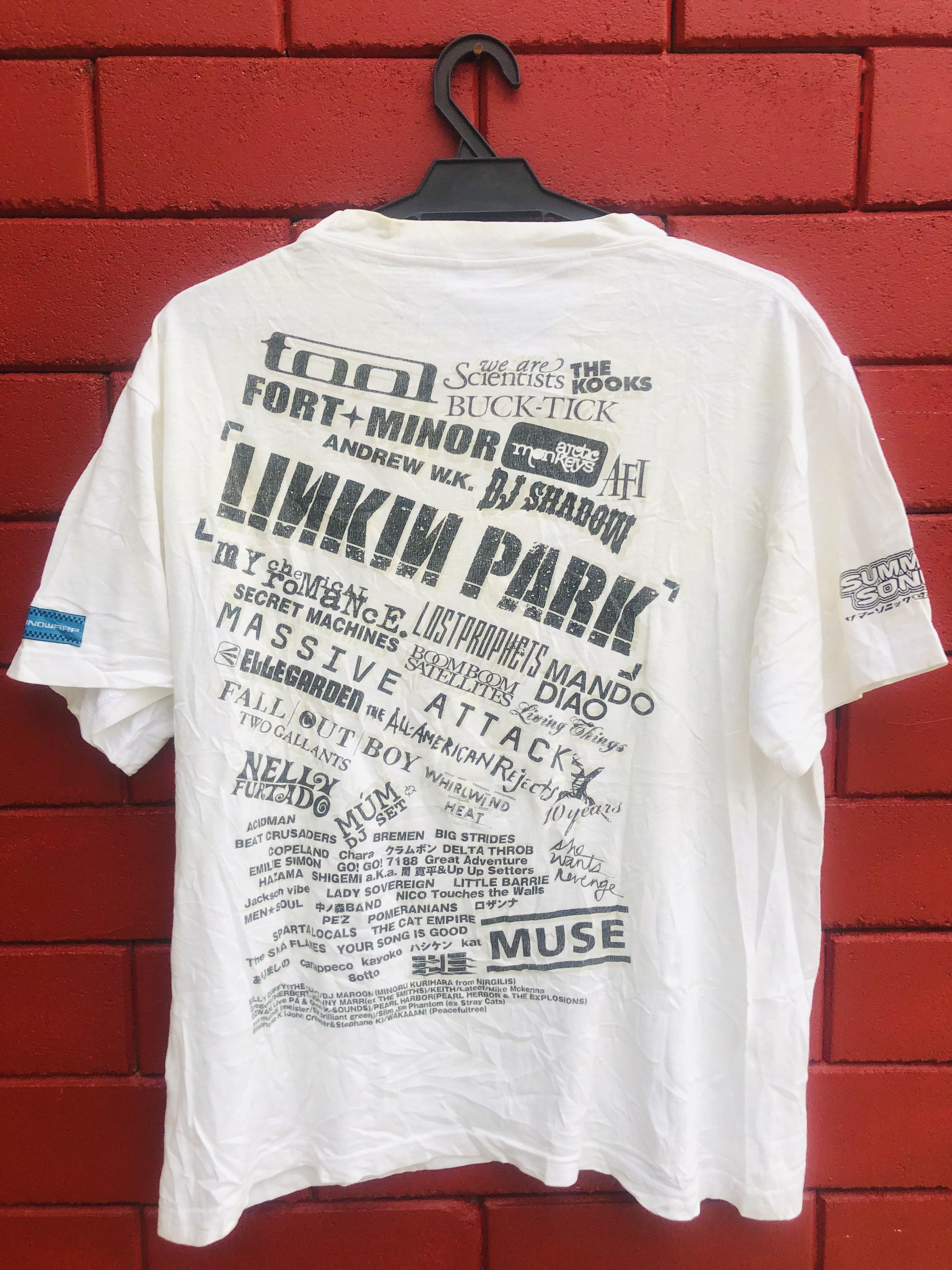 Band Tees Vintage Summer Sonic Band Shirt Streetwear Fashion Size US L / EU 52-54 / 3 - 2 Thumbnail