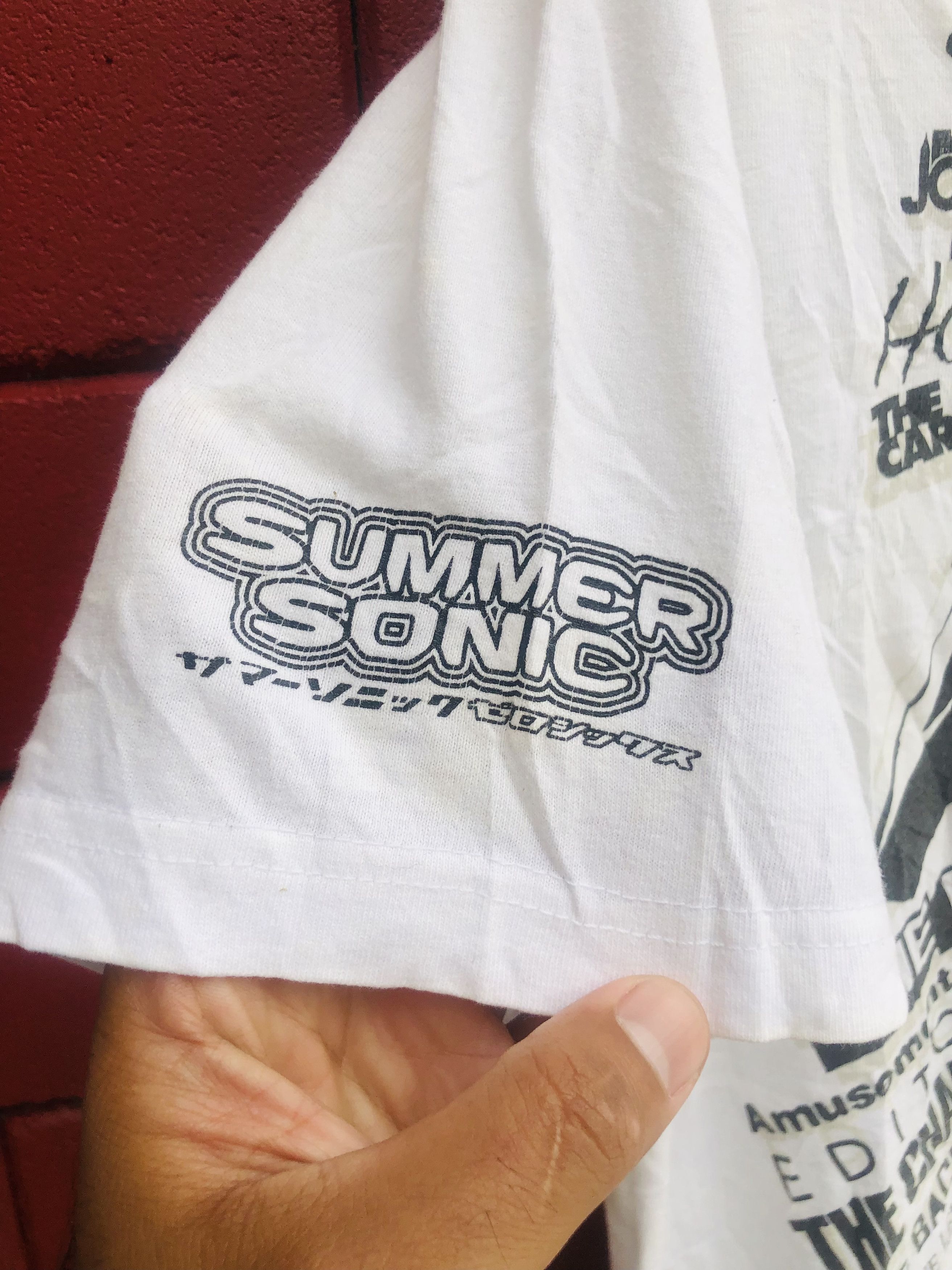 Band Tees Vintage Summer Sonic Band Shirt Streetwear Fashion Size US L / EU 52-54 / 3 - 7 Thumbnail