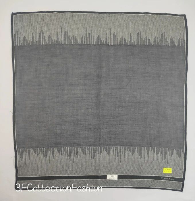 Calvin Klein × Vintage CK Handkerchief/ Neckerchief/ Bandana - 3F2040 Size ONE SIZE - 4 Thumbnail