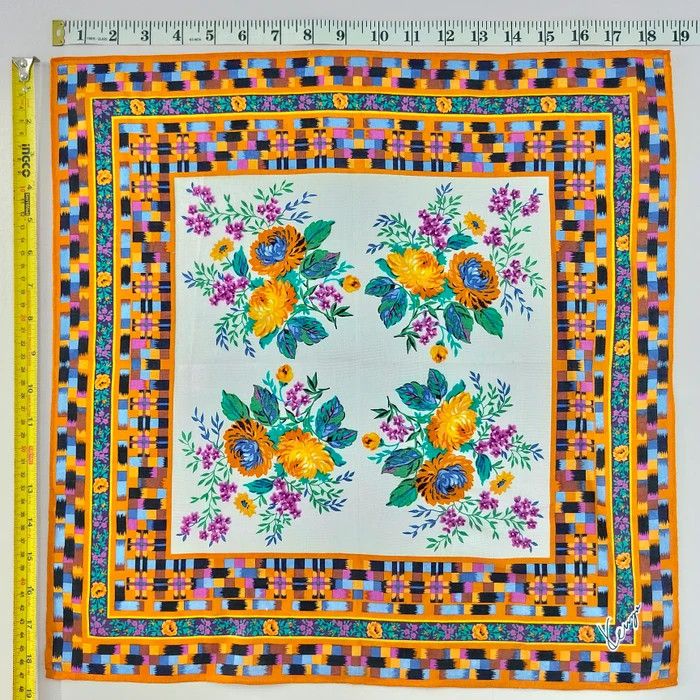 Kenzo × Vintage Handkerchief/ Neckerchief/ Bandana - 3F21358 Size ONE SIZE - 3 Thumbnail