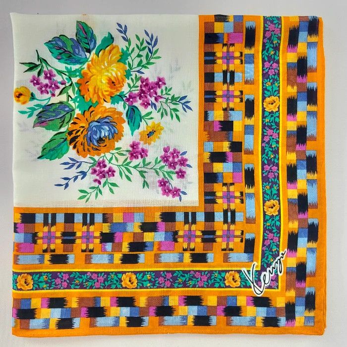 Kenzo × Vintage Handkerchief/ Neckerchief/ Bandana - 3F21358 Size ONE SIZE - 2 Thumbnail