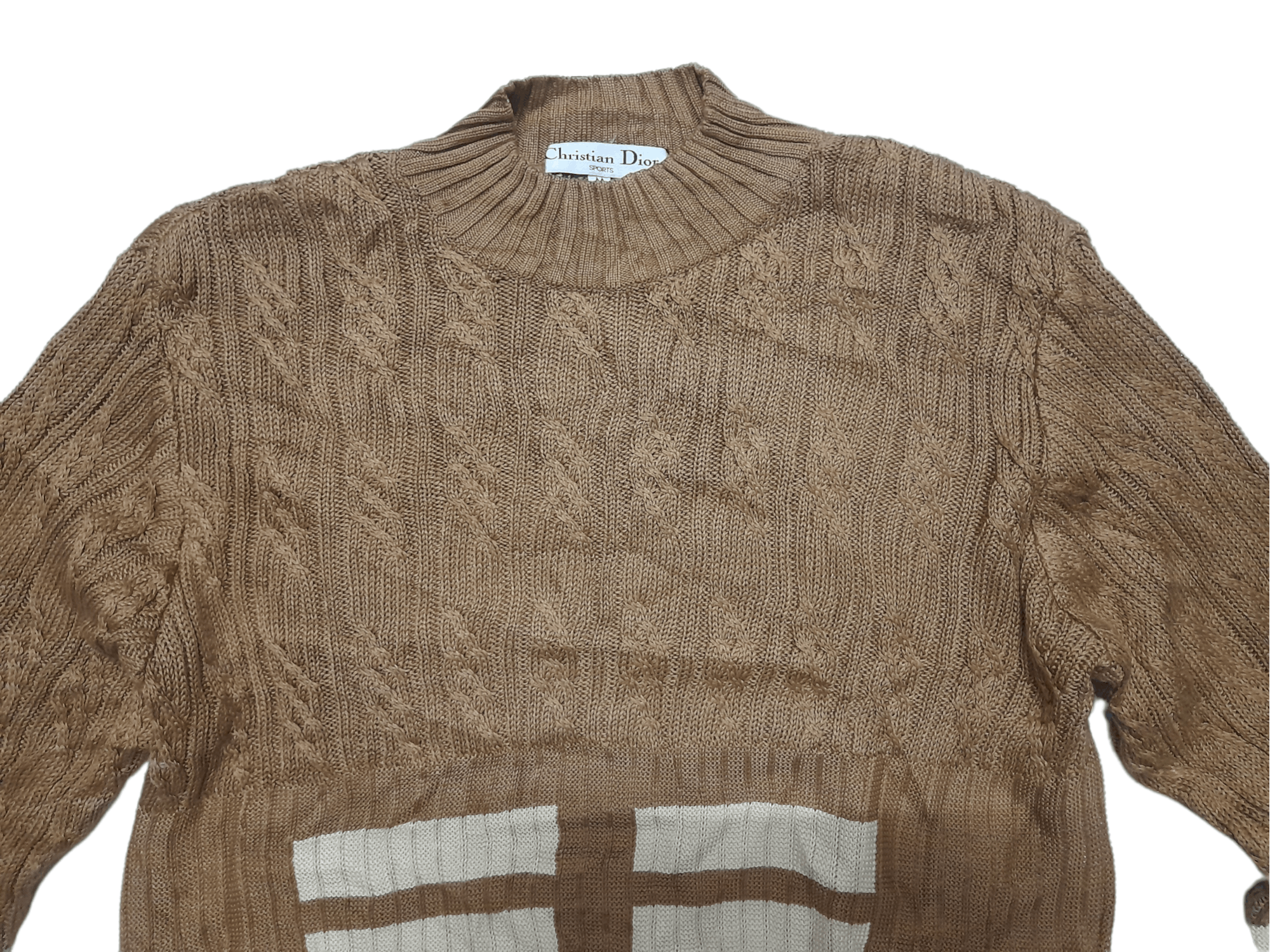 Christian Dior Monsieur Christian Dior Cable knit Sweater (D893) Size US M / EU 48-50 / 2 - 2 Thumbnail