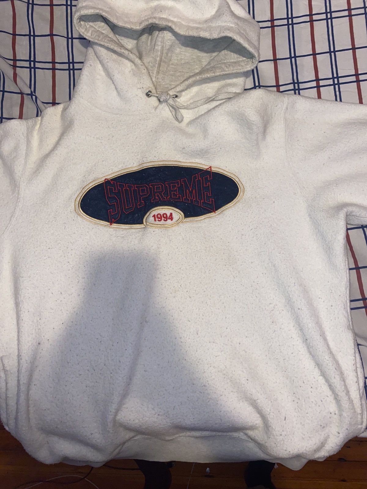 Supreme Supreme 1994 Reverse Fleece Hoodie Grailed