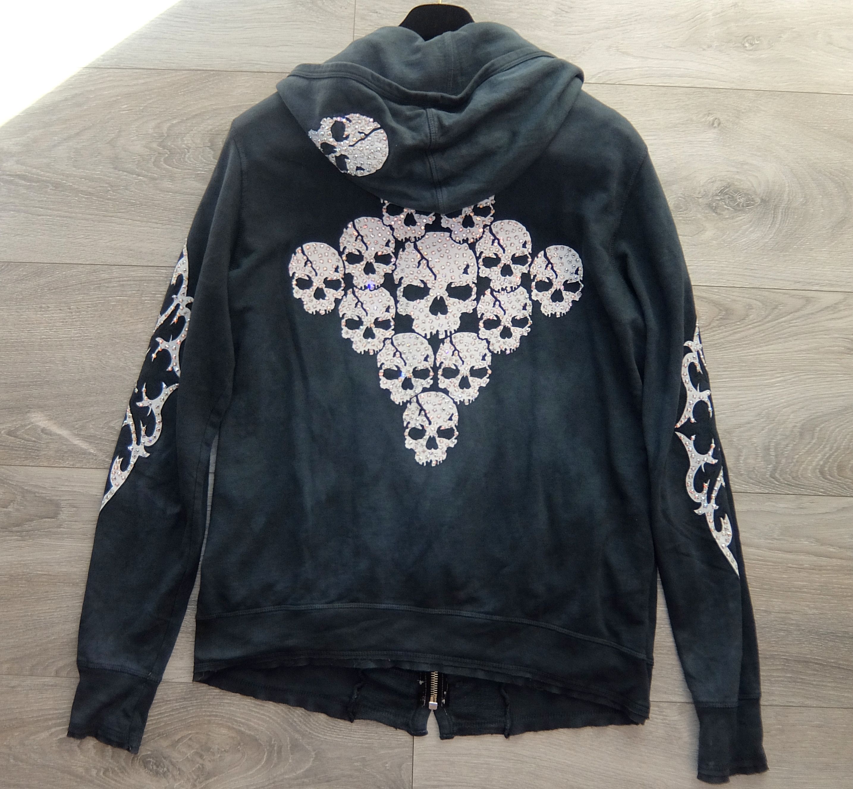 Jaded by Knight Jaded by Knight Jacket L zip hoody amiri chrome hearts Size US L / EU 52-54 / 3 - 3 Thumbnail